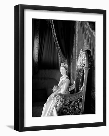 Elizabeth II, Born 21 April 1926-Cecil Beaton-Framed Photographic Print