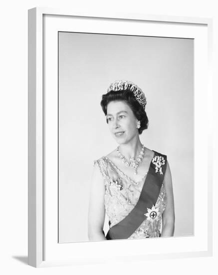 Elizabeth II, Born 21 April 1926-Cecil Beaton-Framed Photographic Print