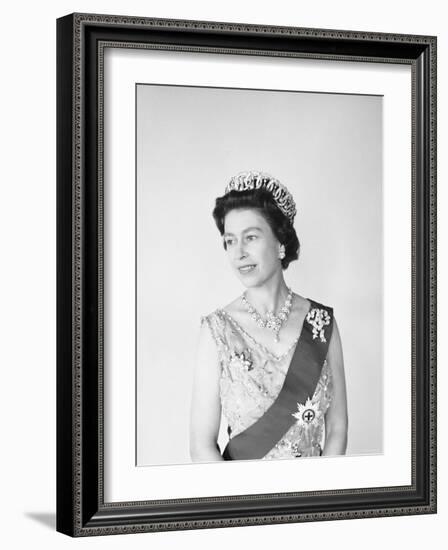 Elizabeth II, Born 21 April 1926-Cecil Beaton-Framed Photographic Print