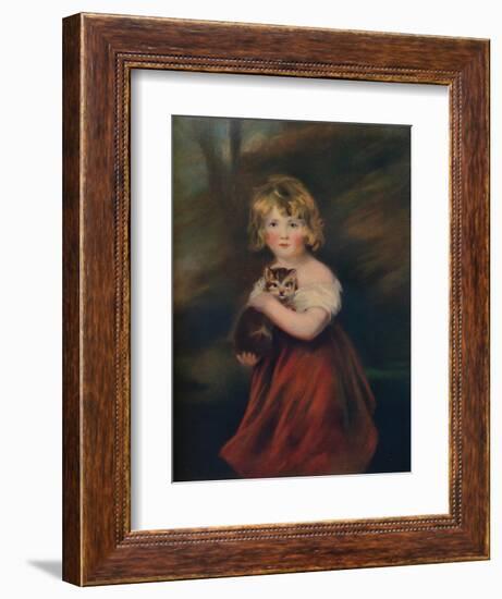 'Elizabeth Jane Hinchcliffe', 1805, (1922)-John James Masquerier-Framed Giclee Print