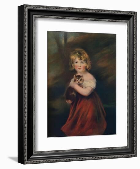 'Elizabeth Jane Hinchcliffe', 1805, (1922)-John James Masquerier-Framed Giclee Print