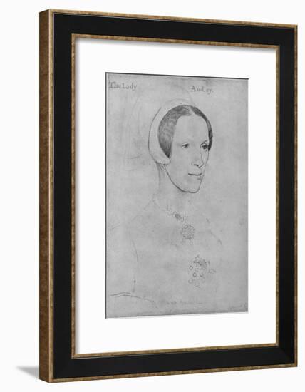 'Elizabeth, Lady Audley', c1538 (1945)-Hans Holbein the Younger-Framed Giclee Print