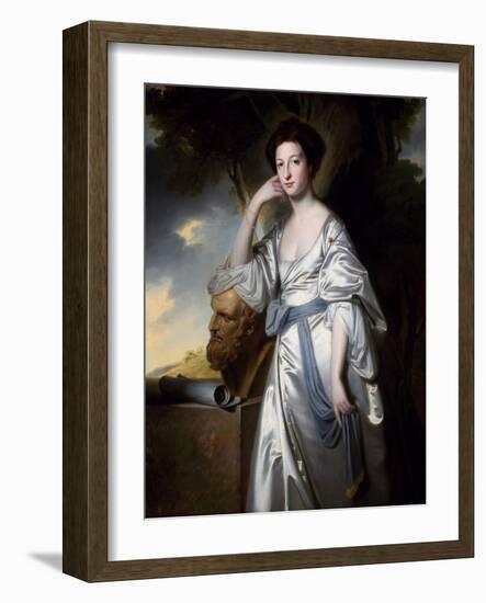 Elizabeth, Lady Blunt, C.1764 (Oil on Canvas)-George Romney-Framed Giclee Print