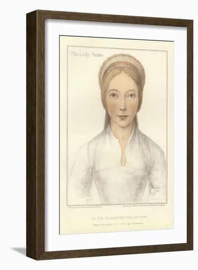 Elizabeth, Lady Parker-Hans Holbein the Younger-Framed Giclee Print