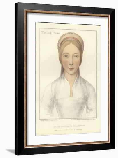 Elizabeth, Lady Parker-Hans Holbein the Younger-Framed Giclee Print