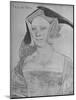 'Elizabeth, Lady Vaux', c1536 (1945)-Hans Holbein the Younger-Mounted Giclee Print