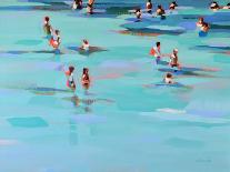 The Turquoise Sea 2, 2022 (Oil on Canvas)-Elizabeth Lennie-Premier Image Canvas