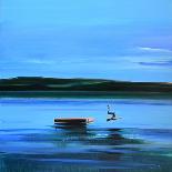 A Rabbit Lake Summer, 2023 (Oil on Canvas)-Elizabeth Lennie-Framed Premier Image Canvas