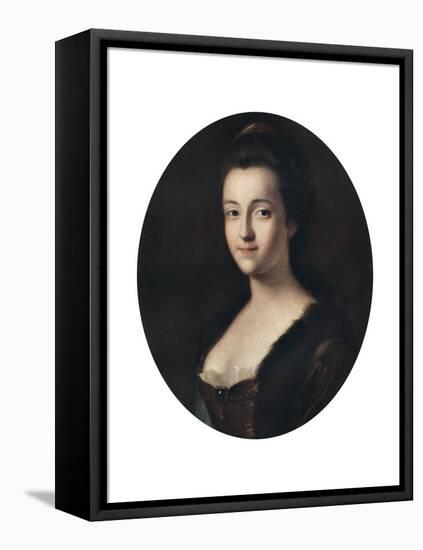 Elizabeth, Margravine of Anspach, Late 18th Century-Thomas Gainsborough-Framed Premier Image Canvas