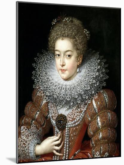 Elizabeth of France, Queen of Spain, Ca. 1615-Frans Pourbus The Younger-Mounted Giclee Print