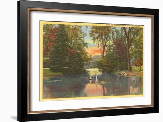 Elizabeth Park, Hartford, Connecticut-null-Framed Art Print