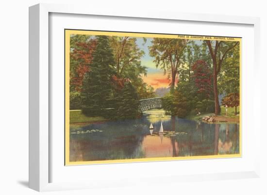 Elizabeth Park, Hartford, Connecticut-null-Framed Art Print