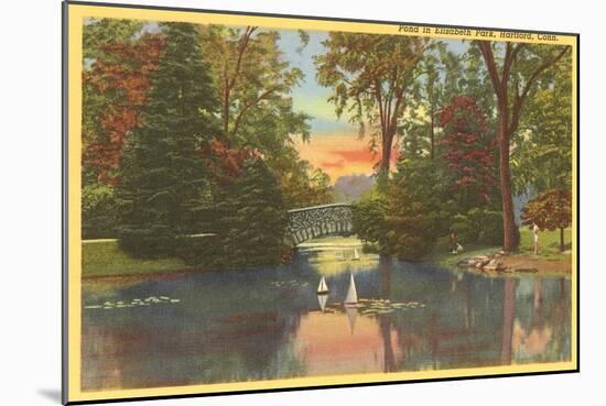 Elizabeth Park, Hartford, Connecticut-null-Mounted Art Print