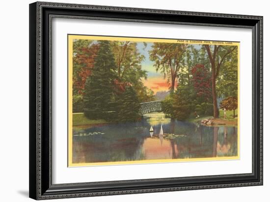 Elizabeth Park, Hartford, Connecticut-null-Framed Art Print