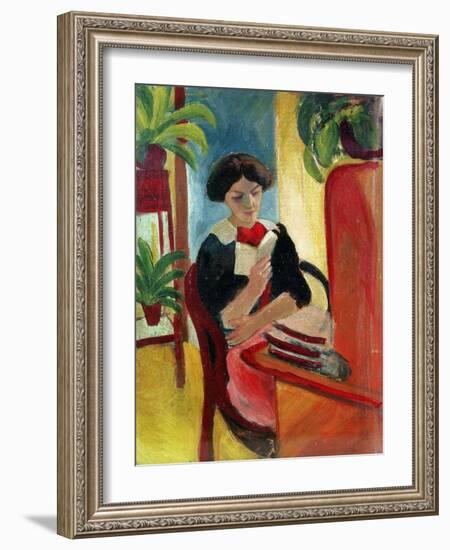 Elizabeth Reading-Auguste Macke-Framed Giclee Print