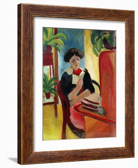 Elizabeth Reading-Auguste Macke-Framed Giclee Print