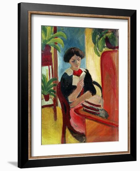 Elizabeth Reading-Auguste Macke-Framed Giclee Print