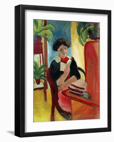 Elizabeth Reading-Auguste Macke-Framed Giclee Print