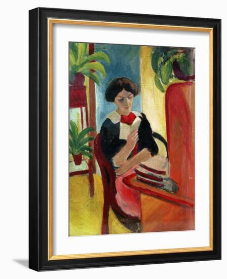 Elizabeth Reading-Auguste Macke-Framed Giclee Print