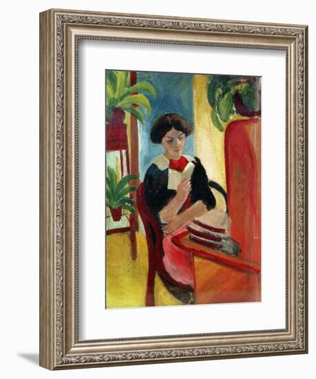 Elizabeth Reading-Auguste Macke-Framed Giclee Print