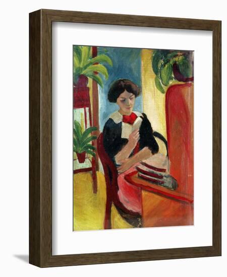 Elizabeth Reading-Auguste Macke-Framed Giclee Print