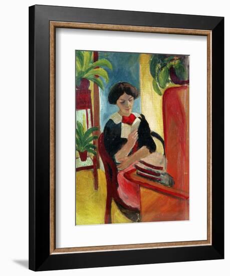 Elizabeth Reading-Auguste Macke-Framed Giclee Print