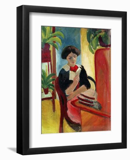 Elizabeth Reading-Auguste Macke-Framed Giclee Print