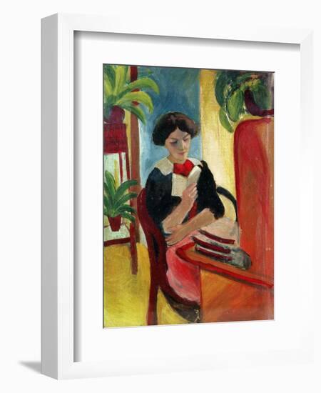 Elizabeth Reading-Auguste Macke-Framed Giclee Print