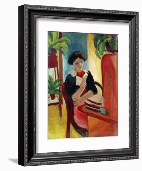 Elizabeth Reading-Auguste Macke-Framed Giclee Print