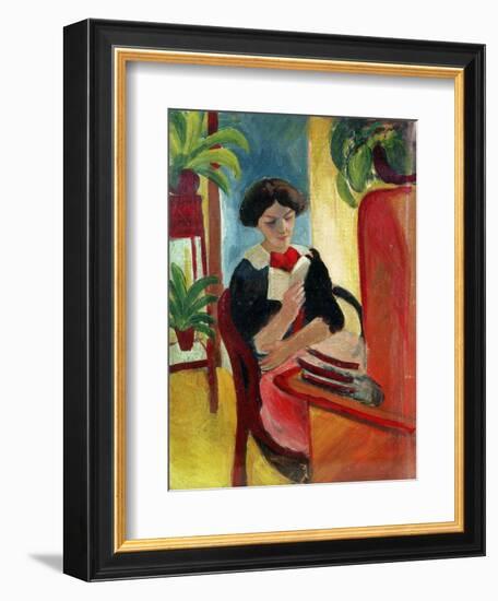 Elizabeth Reading-Auguste Macke-Framed Giclee Print