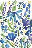Greener Grass (Blue Background)-Elizabeth Rider-Giclee Print