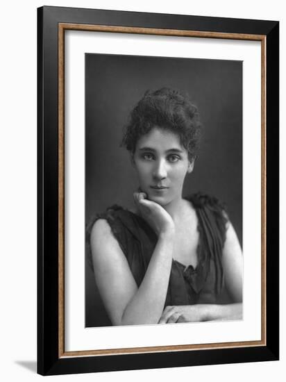 Elizabeth Robins (1862-195), American Actress, Playwright, Novelist, and Suffragette, 1893-W&d Downey-Framed Photographic Print