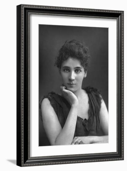 Elizabeth Robins (1862-195), American Actress, Playwright, Novelist, and Suffragette, 1893-W&d Downey-Framed Photographic Print