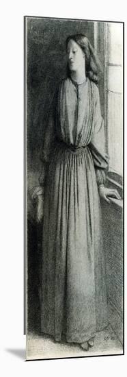 Elizabeth Siddal, May 1854-Dante Gabriel Rossetti-Mounted Giclee Print