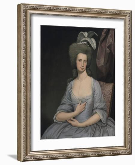 Elizabeth Stevens Carle, c.1783-84-Joseph Wright-Framed Giclee Print