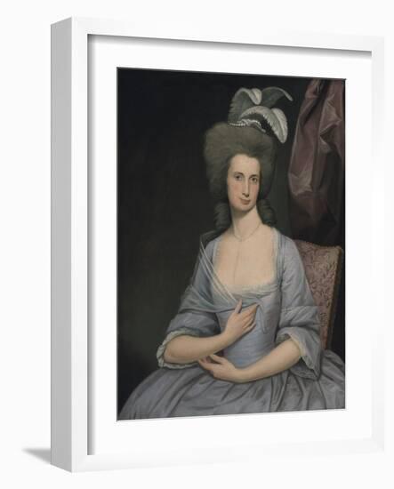 Elizabeth Stevens Carle, c.1783-84-Joseph Wright-Framed Giclee Print