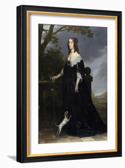 Elizabeth Stuart (1596-166), Queen of Bohemia, 1642-Gerrit van Honthorst-Framed Giclee Print