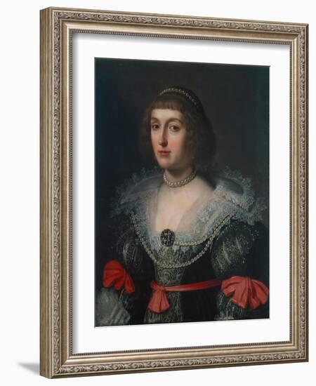 Elizabeth Stuart, Electress of the Palatinate and Queen of Bohemia, C.1630-Gerrit van Honthorst-Framed Giclee Print