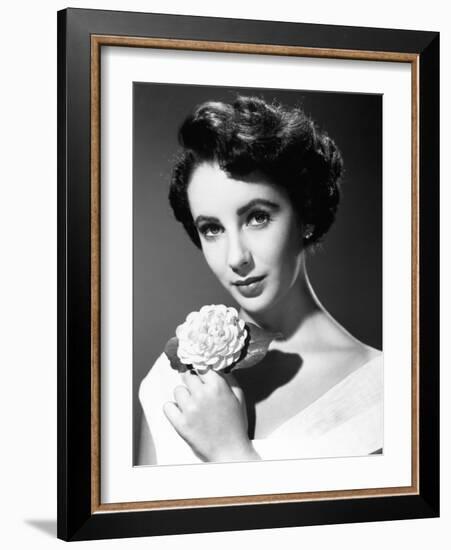 Elizabeth Taylor, 1949-null-Framed Photographic Print