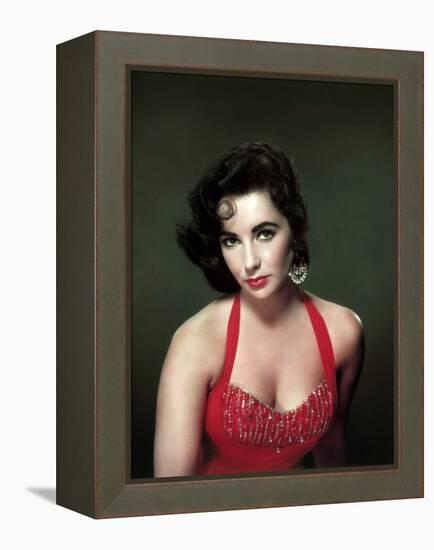 Elizabeth Taylor 1953-null-Framed Stretched Canvas