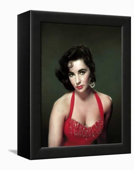 Elizabeth Taylor 1953-null-Framed Stretched Canvas