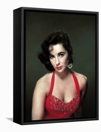 Elizabeth Taylor 1953-null-Framed Stretched Canvas