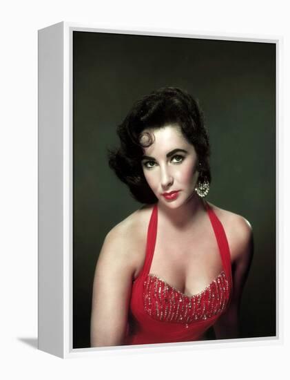 Elizabeth Taylor 1953-null-Framed Stretched Canvas