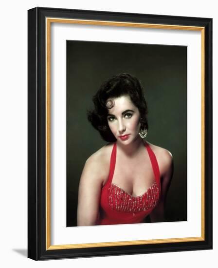 Elizabeth Taylor 1953-null-Framed Photo