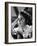 ELIZABETH TAYLOR (b/w photo)-null-Framed Photo