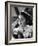 ELIZABETH TAYLOR (b/w photo)-null-Framed Photo