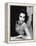 Elizabeth Taylor (b/w photo)-null-Framed Stretched Canvas