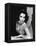 Elizabeth Taylor (b/w photo)-null-Framed Stretched Canvas