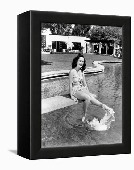 Elizabeth Taylor, Ca. 1947-null-Framed Stretched Canvas