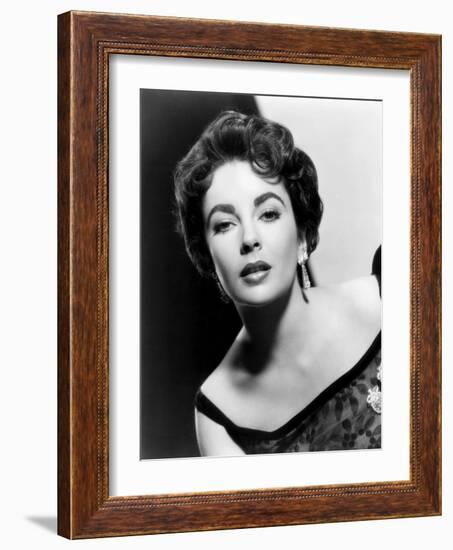 Elizabeth Taylor, Ca. 1954-null-Framed Photo